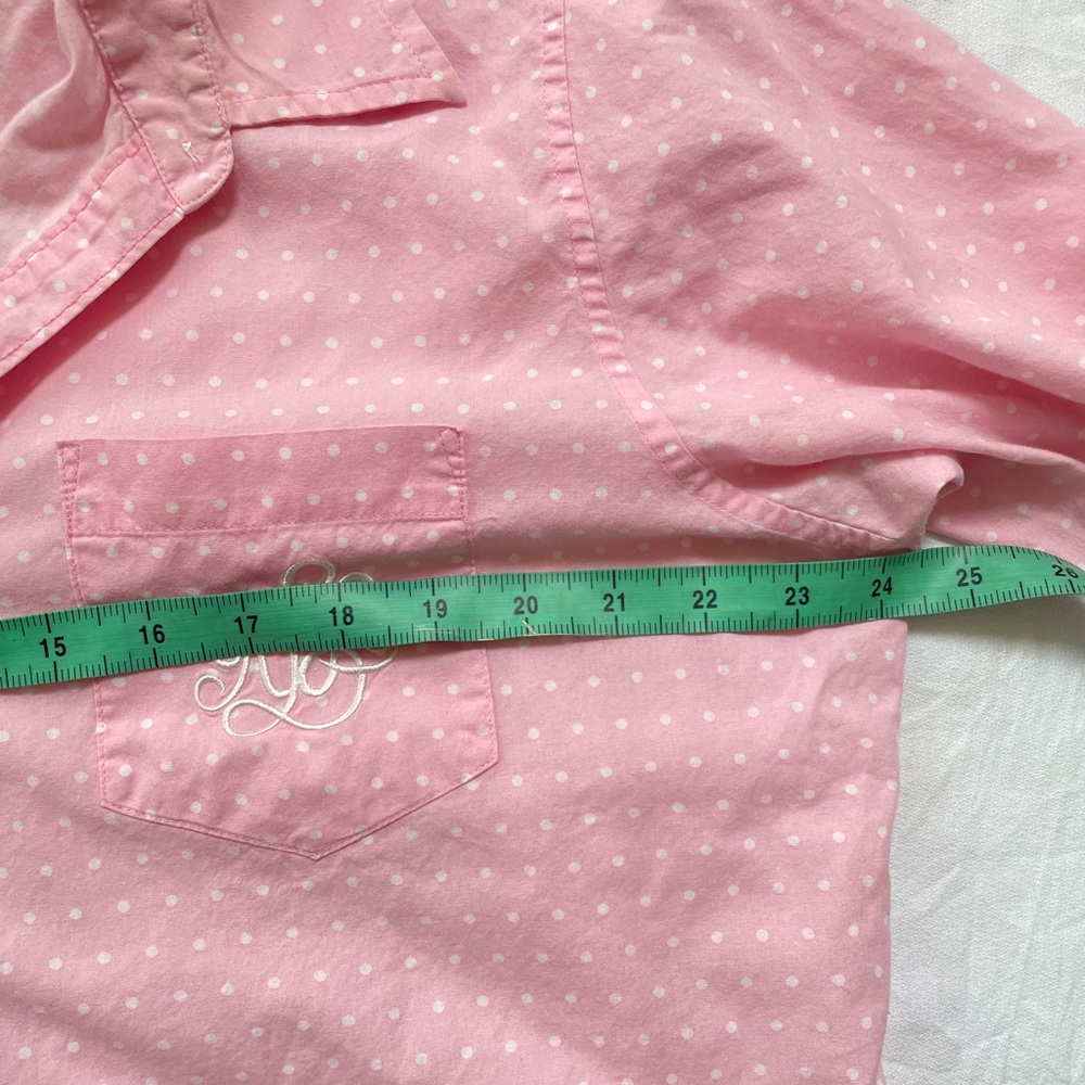 Ralph Lauren Pink Dot Button-Down Shirt - Picture 8 of 10